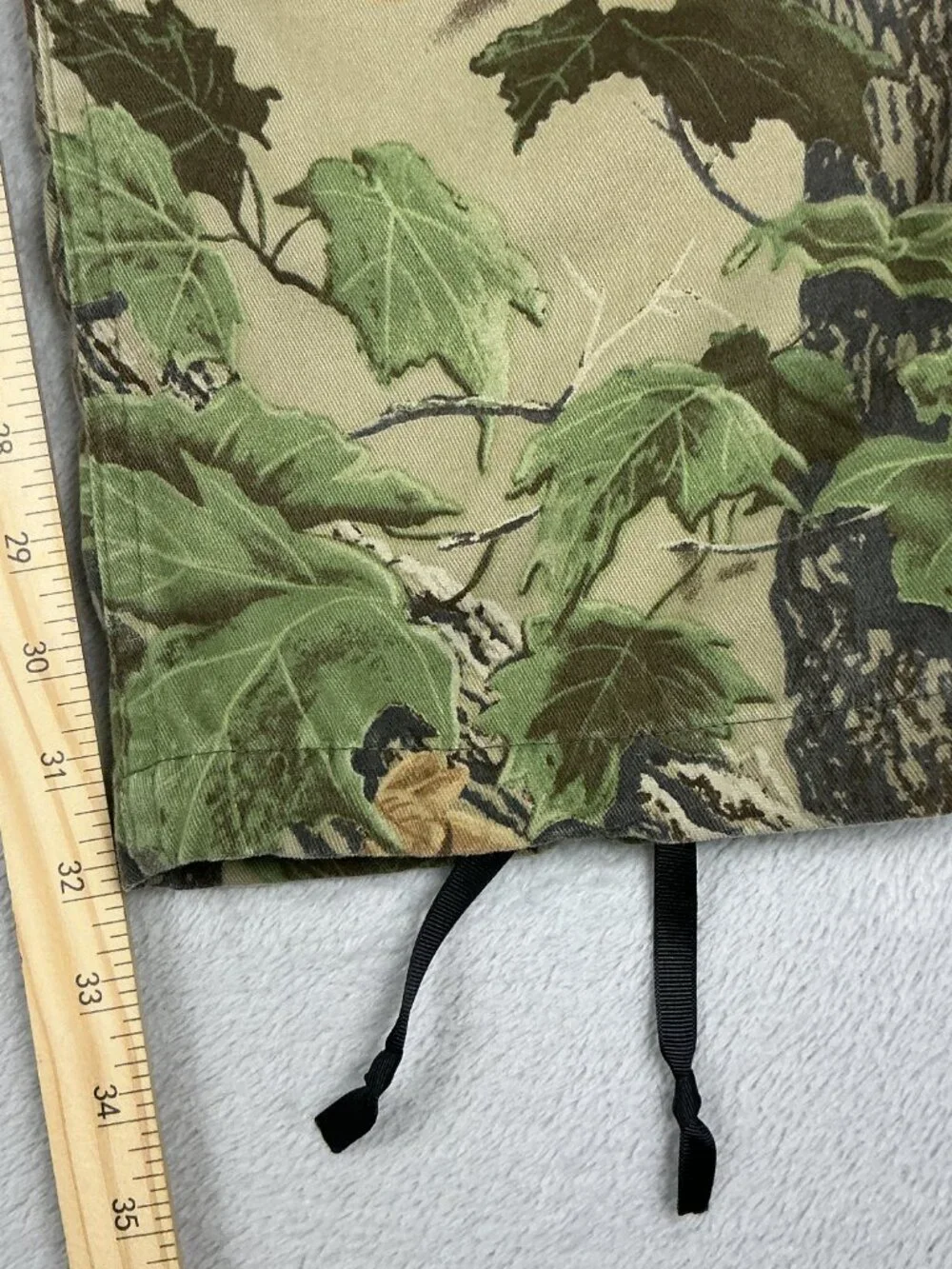 Vintage Rattlers Brand Men's Cargo Pants Camo Hunting XL Y2K Made in USA.